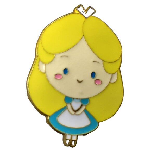 Disney Alice Wonderland Trading Pin Big Head Lapel Pin Badge Brooch Accessories - Picture 1 of 5